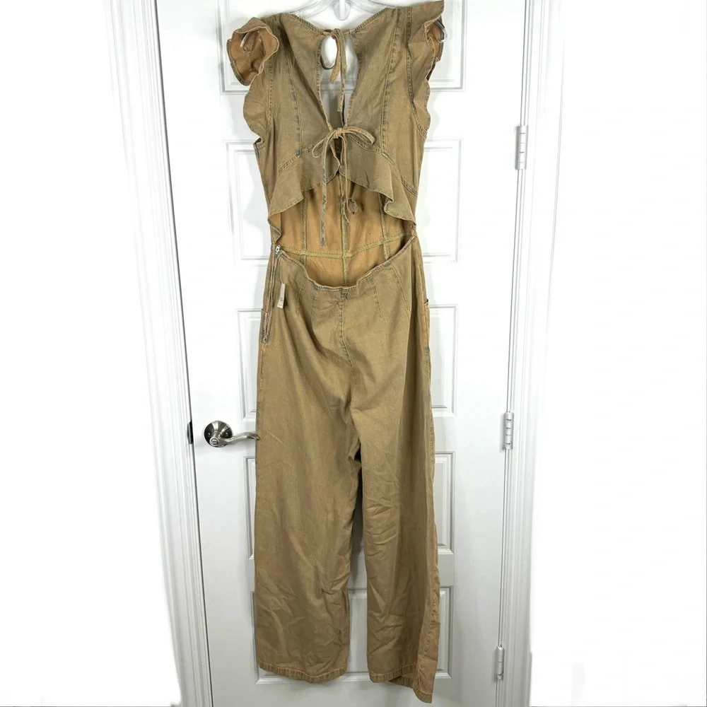 FREE PEOPLE We The Free Love Bite Jumpsuit NEW Size L About Last Night